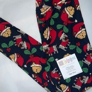 NEW!!! Holiday OS Leggings cats and dogs